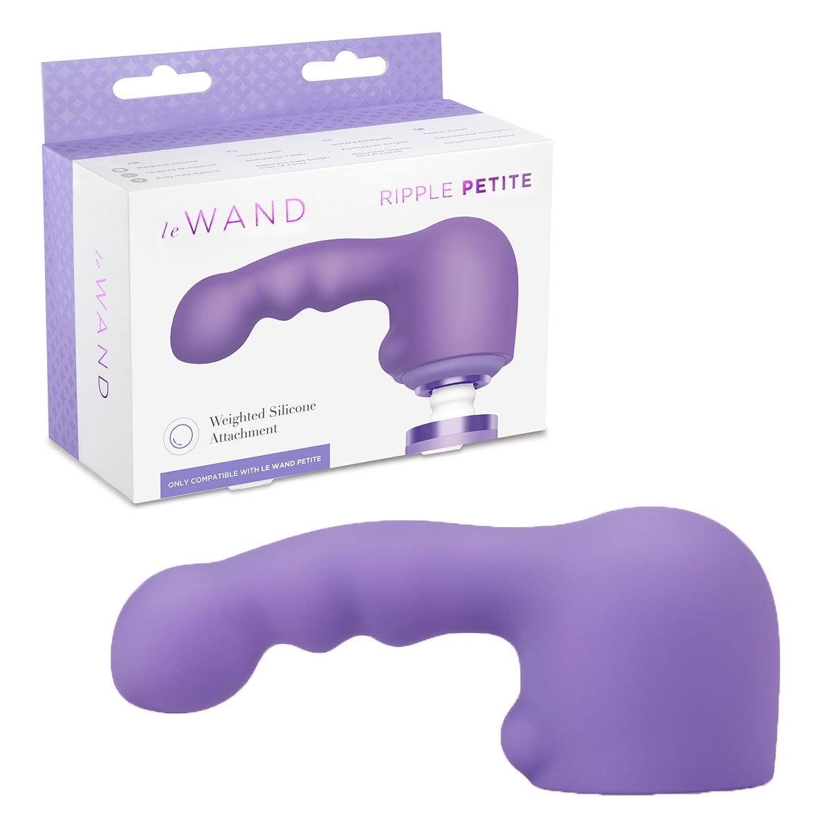 Утяжеленная насадка Ripple Violet для массажера Le Wand